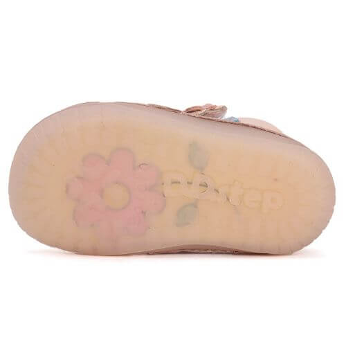 Pantofi copii fete din piele DD Step, Roz – S070-51171