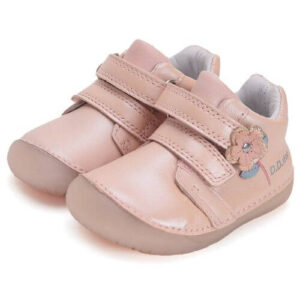 Pantofi copii fete din piele DD Step, Roz – S070-51171