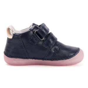 Pantofi copii fete din piele DD Step, Albastru – S070-52838B