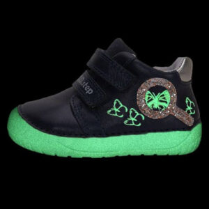 Pantofi copii fete din piele DD Step, Albastru – S070-52838B