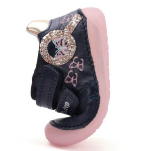 Pantofi copii fete din piele DD Step, Albastru – S070-52838B