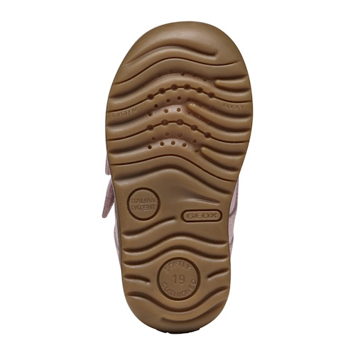 Pantofi copii fete din piele Geox Macchia, Roz – B164PC_0BSNF_C8014