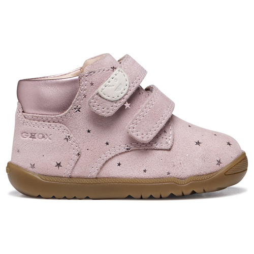 Pantofi copii fete din piele Geox Macchia, Roz – B164PC_0BSNF_C8014