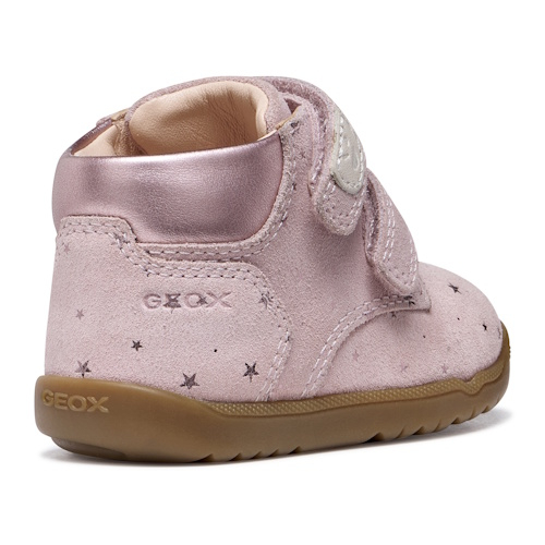 Pantofi copii fete din piele Geox Macchia, Roz – B164PC_0BSNF_C8014