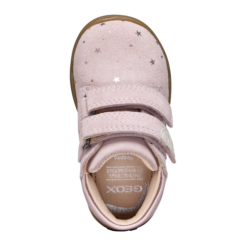 Pantofi copii fete din piele Geox Macchia, Roz – B164PC_0BSNF_C8014