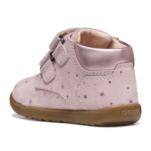 Pantofi copii fete din piele Geox Macchia, Roz – B164PC_0BSNF_C8014