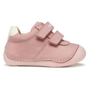 Pantofi copii fete din piele Geox, Roz – B9440B-00032-C8283