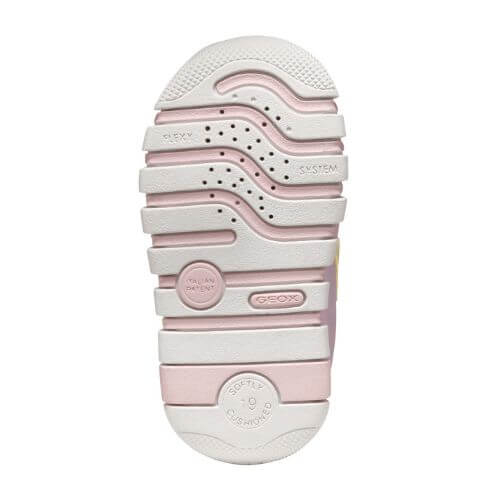 Pantofi copii fete din material sintetic Geox, Roz – B5558A_05402_CE82M