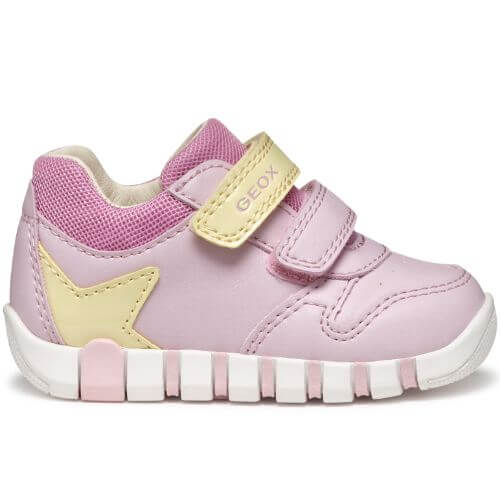 Pantofi copii fete din material sintetic Geox, Roz – B5558A_05402_CE82M