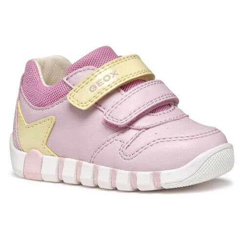 Pantofi copii fete din material sintetic Geox, Roz – B5558A_05402_CE82M Pantofi copii fete din material sintetic Geox, Roz – B5558A_05402_CE82M