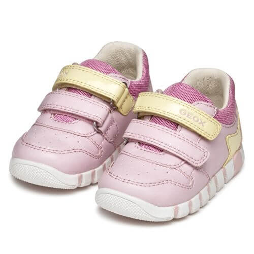Pantofi copii fete din material sintetic Geox, Roz – B5558A_05402_CE82M