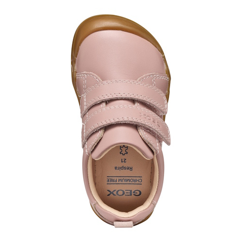 Pantofi copii fete din piele Geox Steppieup, Roz Deschis – B4663A_00085_C8156