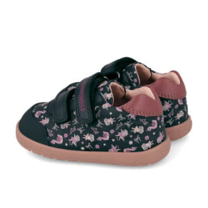 Pantofi copii fete din piele, Bleumarin, Biomecanics – 261162-A183