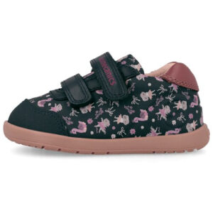 Pantofi copii fete din piele, Bleumarin, Biomecanics – 261162-A183
