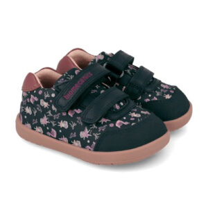 Pantofi copii fete din piele, Bleumarin, Biomecanics – 261162-A183