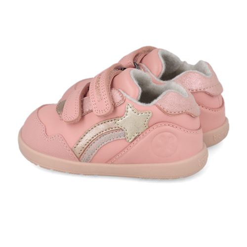 Pantofi copii fete din piele imblaniti Biomecanics, Petalo – 261164-C193FB