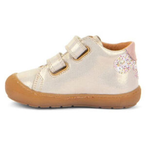 Pantofi copii fete din piele naturala Froddo, Roz – G2130343-4