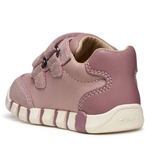 Pantofi copii fete din piele naturala Geox, Roz – B5658C_08522_C8056