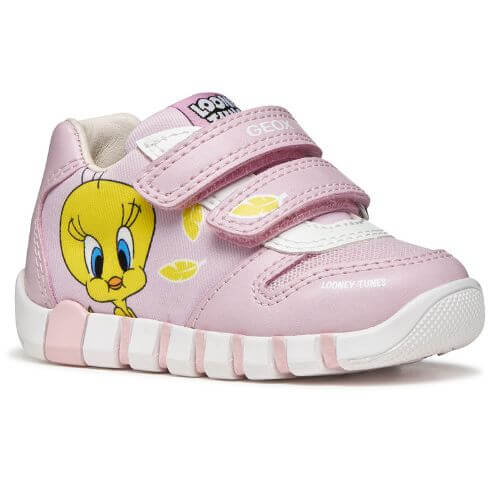Pantofi copii fete Geox personaj Tweety, Roz – B6558B-011BC-C8004