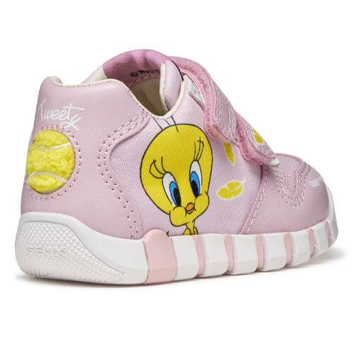 Pantofi copii fete Geox personaj Tweety, Roz – B6558B-011BC-C8004