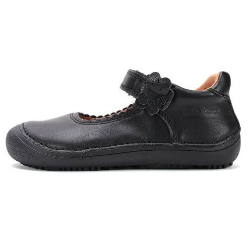 Pantofi copii fete din piele, Negru – H063-52822A