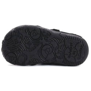 Pantofi copii baieti din piele Barefoot DDStep , Negru – S073-52261