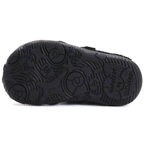 Pantofi copii baieti din piele Barefoot DDStep , Negru – S073-52261