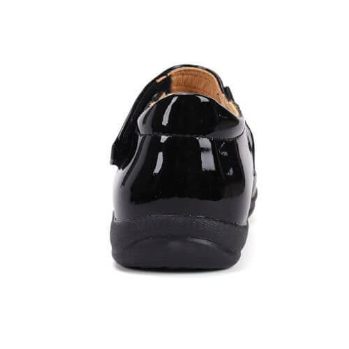Pantofi copii fete din piele, Negru – H072-52636