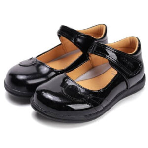 Pantofi copii fete din piele, Negru – H072-52636