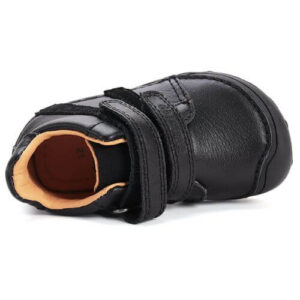 Pantofi copii baieti din piele Barefoot DDStep , Negru – S073-52261