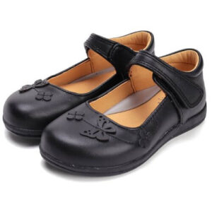 Pantofi copii fete din piele, Negru – H072-52756