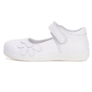 Pantofi copii fete din piele, Alb – H072-52254A