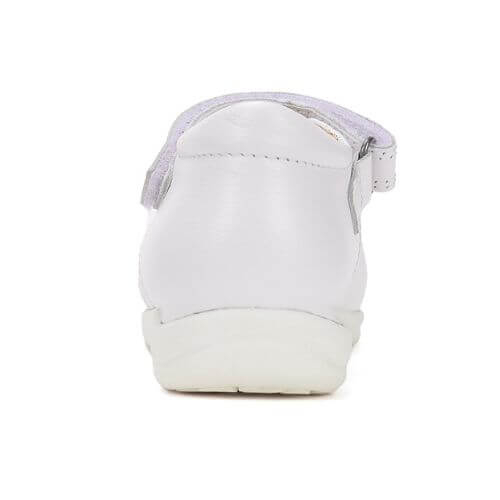 Pantofi copii fete din piele, Alb – H072-52254A