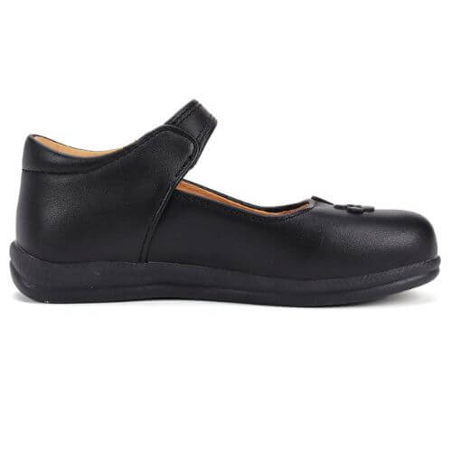 Pantofi copii fete din piele, Negru – H072-52756