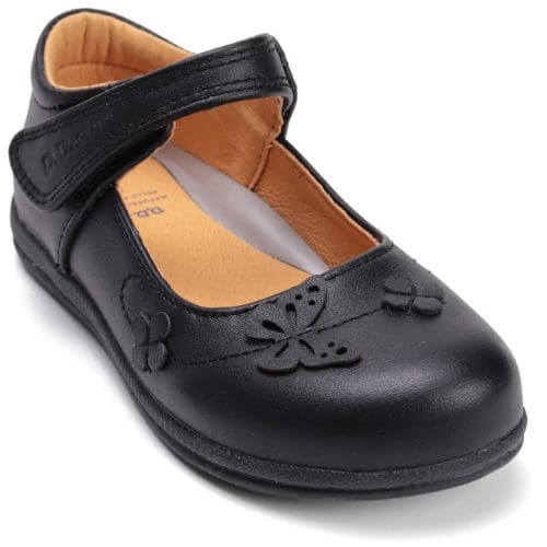 Pantofi copii fete din piele, Negru – H072-52756 Pantofi copii fete din piele, Negru – H072-52756