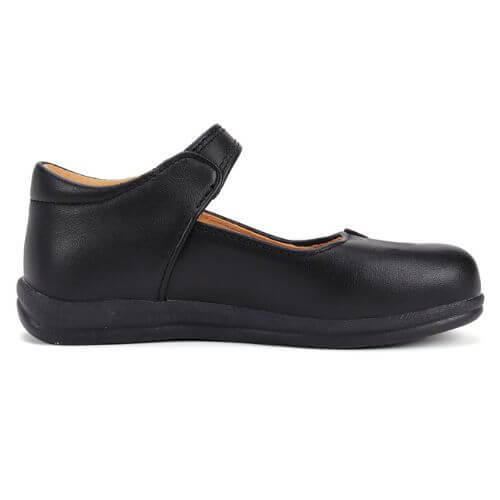 Pantofi copii fete din piele, Negru – H072-52254