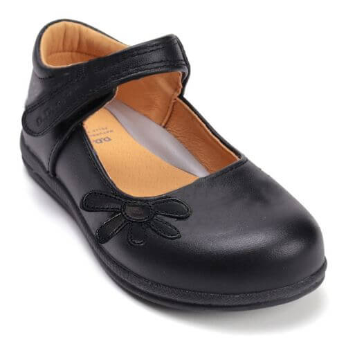 Pantofi copii fete din piele, Negru – H072-52254 Pantofi copii fete din piele, Negru – H072-52254