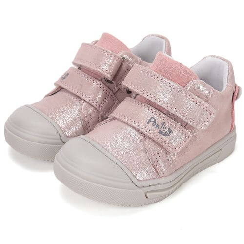 Pantofi copii fete din piele Ponte, Roz – DA03-6-1724C