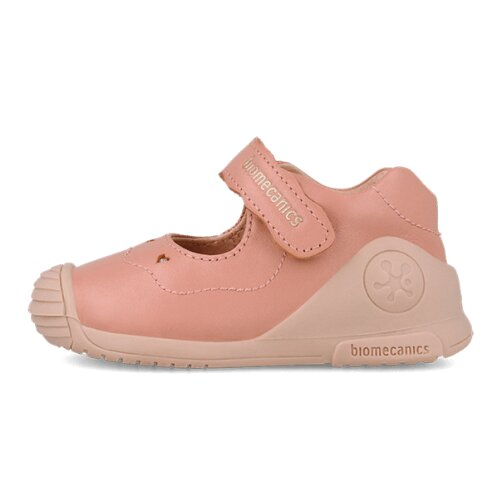 Pantofi copii fete din piele, Roz, Biomecanics – 261100-B193