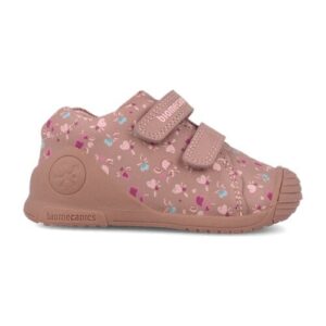 Pantofi copii fete din piele, Roz, Biomecanics – 261102-B159