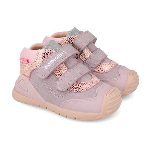 Pantofi copii fete, Roz, Biomecanics – 261133-B376