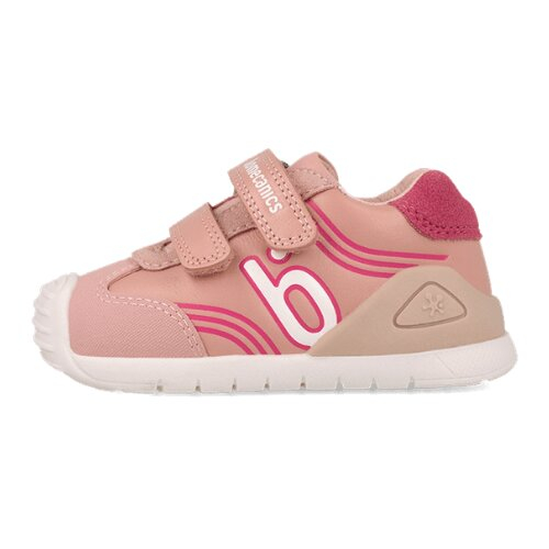 Pantofi copii fete din piele, Roz, Biomecanics – 261130-D193
