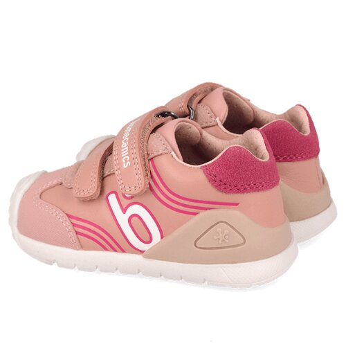 Pantofi copii fete din piele, Roz, Biomecanics – 261130-D193