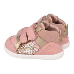 Pantofi copii fete din piele, Roz, Biomecanics – 261167-B193