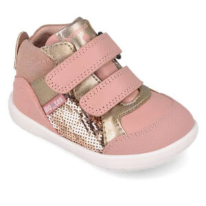Pantofi copii fete din piele, Roz, Biomecanics – 261167-B193