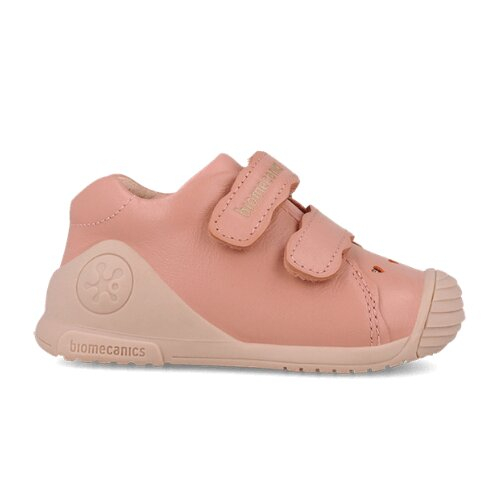 Pantofi copii fete din piele, Roz, Biomecanics – 261101-B193