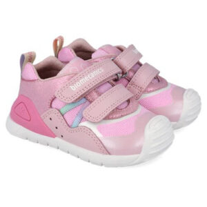 Pantofi copii fete din textil Biomecanics, Roz – 262103-A032