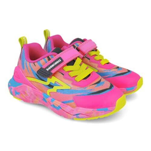 Pantofi copii fete din textil Biomecanics, Multicolor – 252273-B146