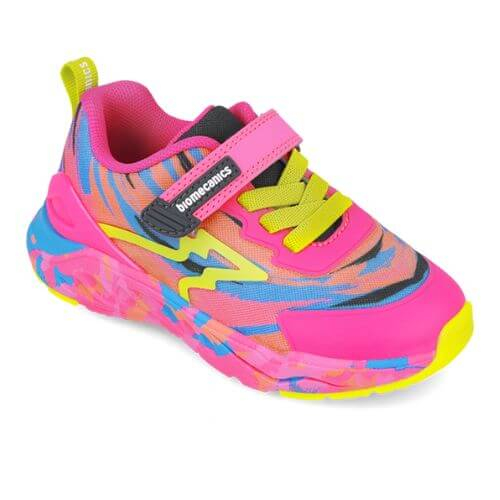 Pantofi copii fete din textil Biomecanics, Multicolor – 252273-B146