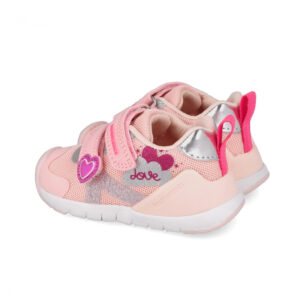 Pantofi copii fete din textil Biomecanics, Roz – 262133-A032